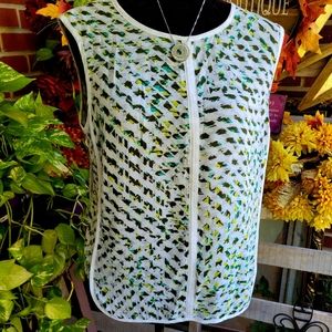Liz Claiborne Sleeveless Blouse